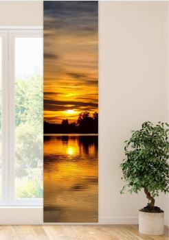 Flächenvorhang Abendfreuden, Schiebevorhang, Schiebegardine, modern, 60 cm breit, 2,65 m hoch, 3 m hoch